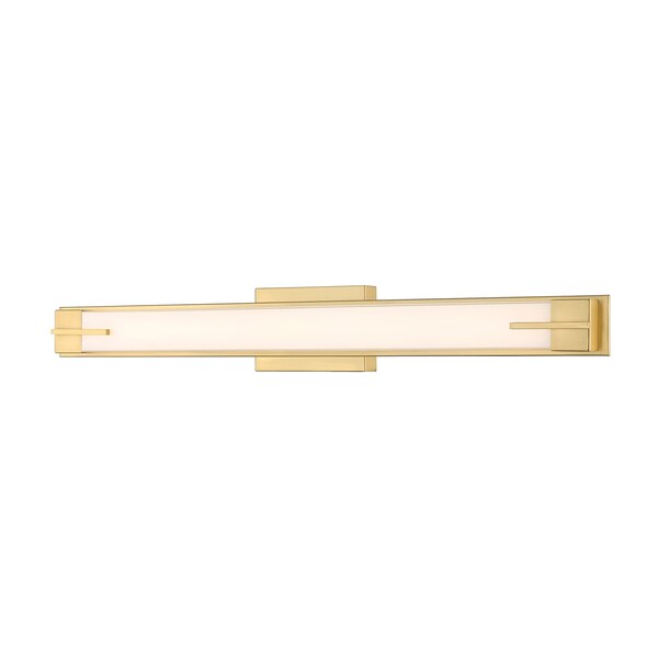 Z-Lite Chase 1 Light Vanity, 33in. W x 4.5in. H, Modern Gold 4100-33W-MGLD-LED - main
